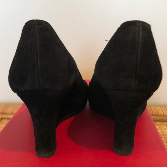 💖✨🎉 HOST PICK 💖✨🎉  Kate Spade Marli Too Suede Wedges 6.5M GUC - Picture 3 of 5